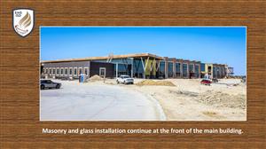 masonry and glass installed